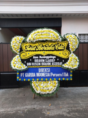 Papan Bunga Duka di Terbah